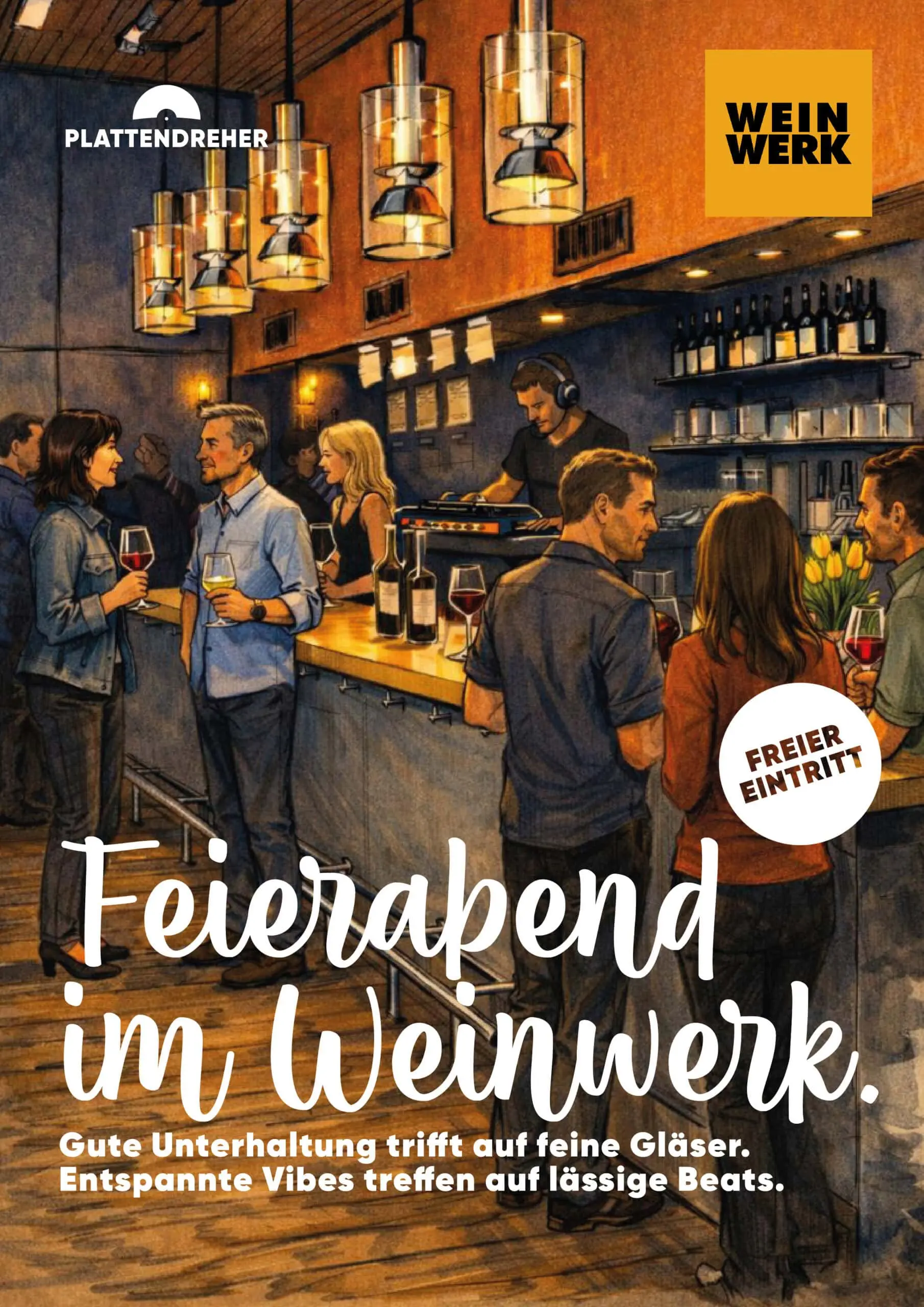 Feierabend im Juli mit Plattendreher Deejays